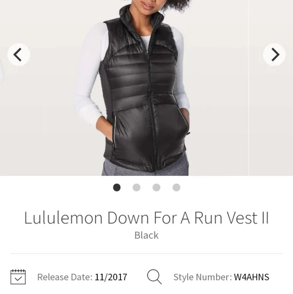 NWT Lululemon Down for a Run Vest II - Picture 4 of 5